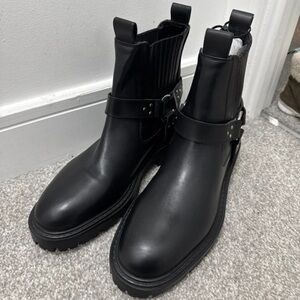 Zara Black Ankle Boots